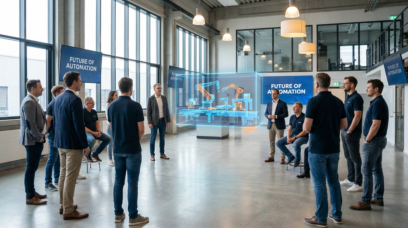 2017 – industrial training room with hologram presentation